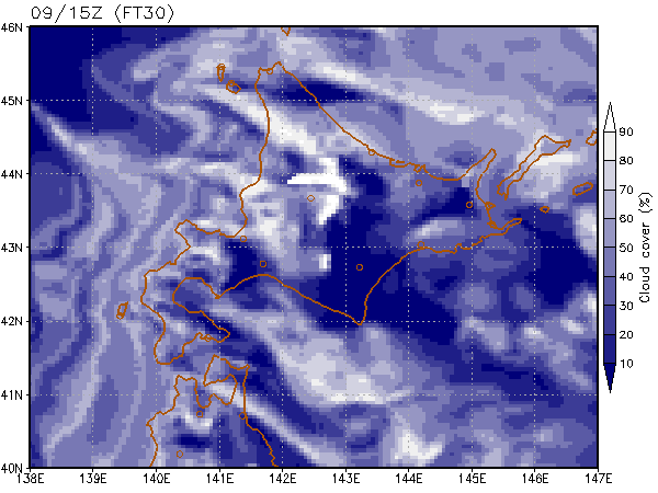 GPV　北海道エリア表示