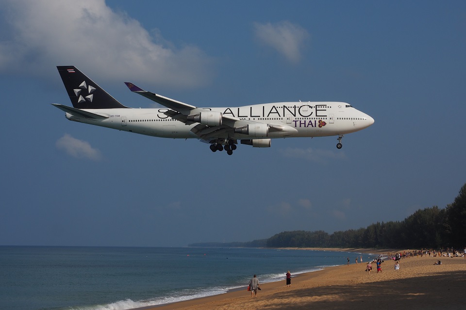 TG B747 プーケット